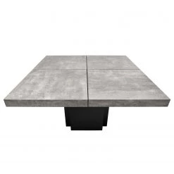 Temahome Table Detroit II - Imitation béton / Noir mat -Meubles de salle à manger Soldes Magasin temahome speisen 05 01 2017 4319152