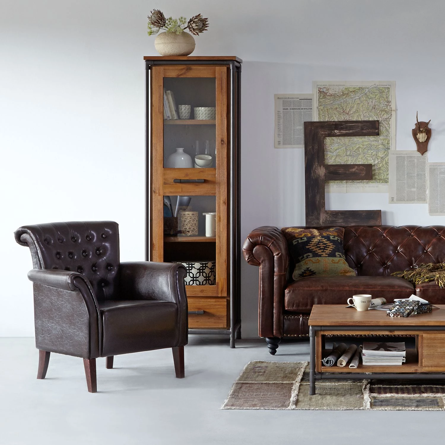 Ars manufacti Vitrine Atelier - Partiellement en acacia massif 6 Ars manufacti Vitrine Atelier - Partiellement en acacia massif – Image 6