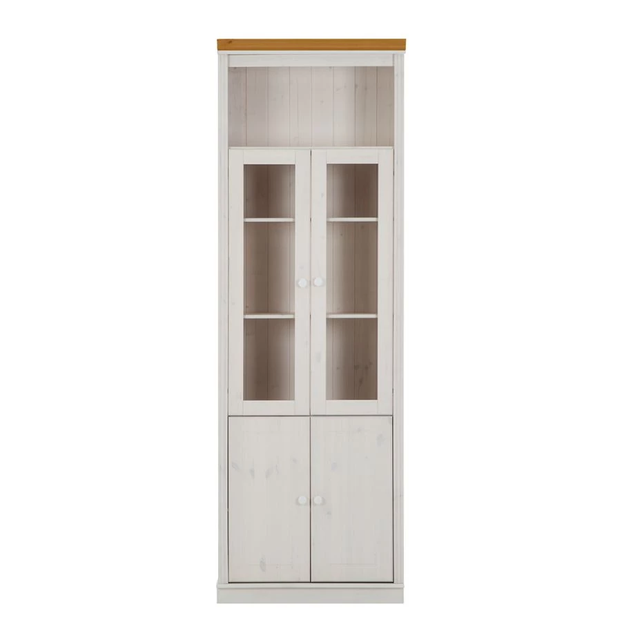 Maison Belfort Vitrine Lillehammer - Pin blanc / Pin couleur miel 2 Maison Belfort Vitrine Lillehammer - Pin blanc / Pin couleur miel – Image 2