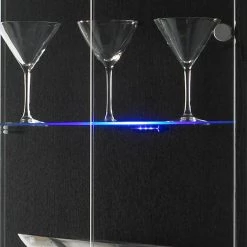 Fredriks Vitrine Exhibit II - Avec éclairage LED - Verre clair / Noir Eclairage fourni 7 Fredriks Vitrine Exhibit II - Avec éclairage LED - Verre clair / Noir Eclairage fourni -Meubles de salle à manger Soldes Magasin vitrine winnipeg ii mit led beleuchtung klarglas schwarz 253950