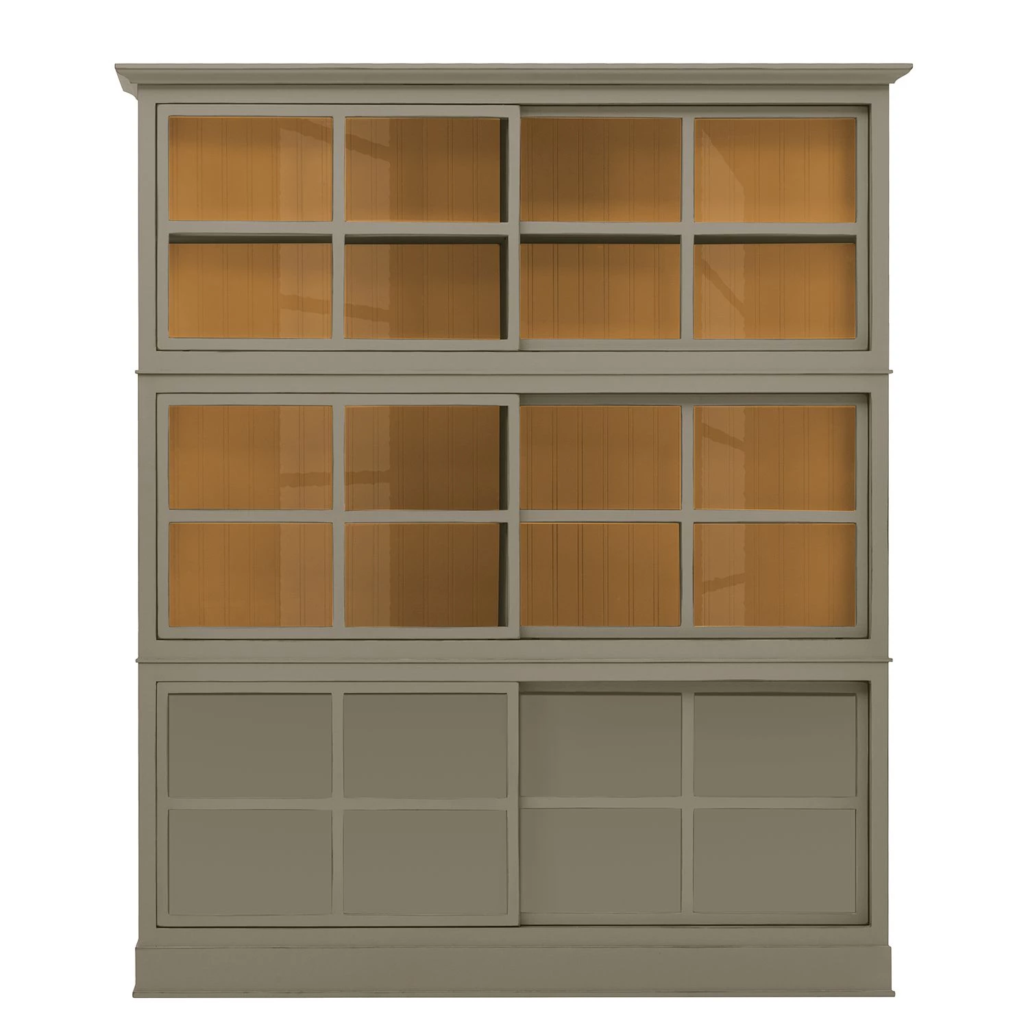 Maison Belfort Vitrine Azjana - Granite / Pin couleur miel 2 Maison Belfort Vitrine Azjana - Granite / Pin couleur miel – Image 2