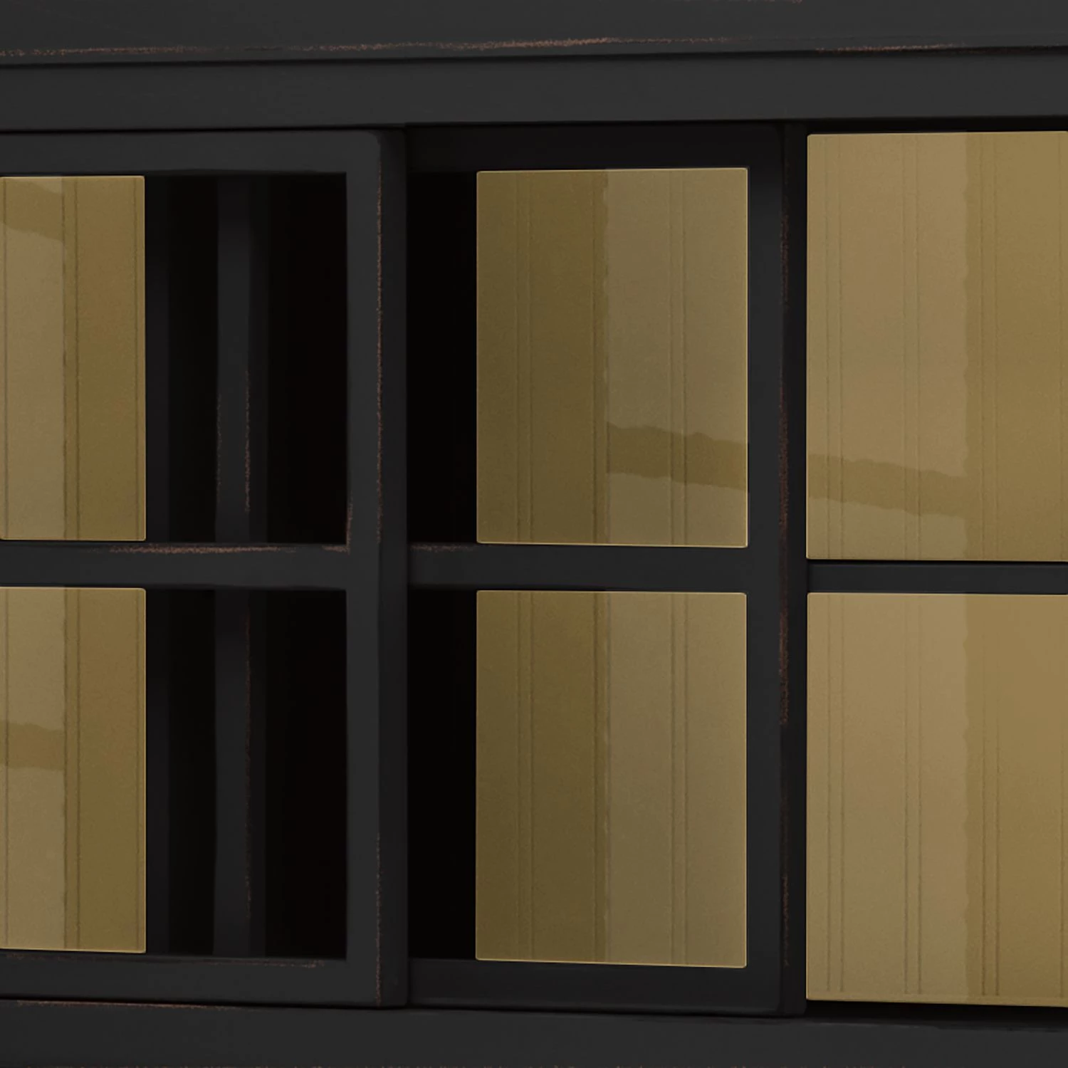 Maison Belfort Vitrine Azjana - Noir / Pin crème 7 Maison Belfort Vitrine Azjana - Noir / Pin crème – Image 7