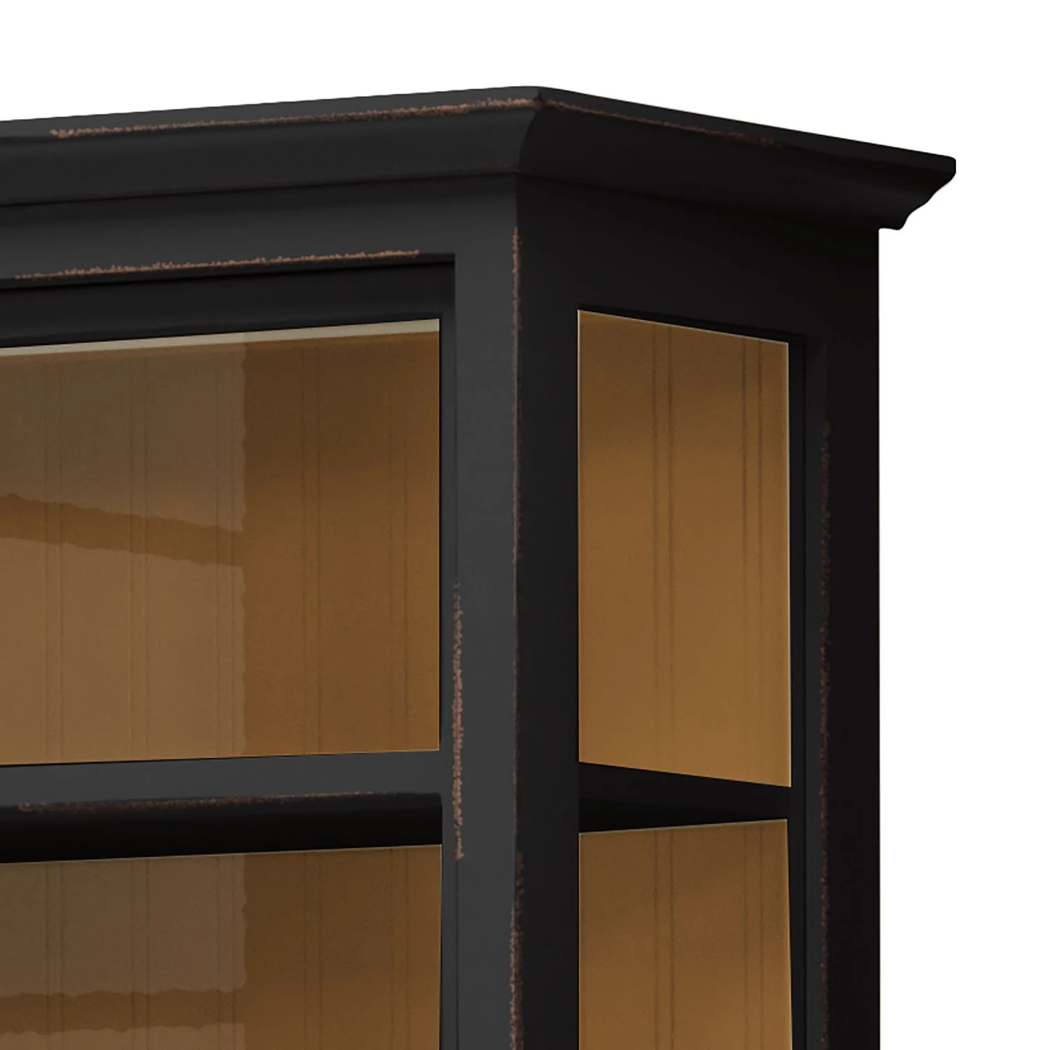 Maison Belfort Vitrine Azjana - Noir / Pin couleur miel 5 Maison Belfort Vitrine Azjana - Noir / Pin couleur miel – Image 5