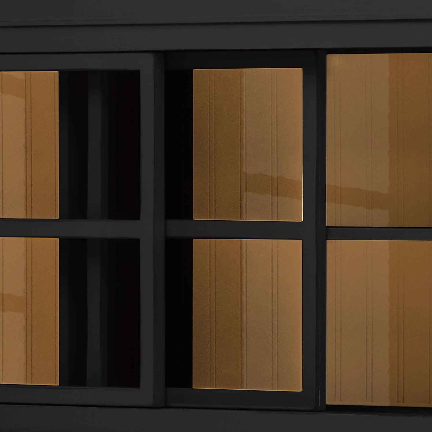 Maison Belfort Vitrine Azjana - Noir / Pin couleur miel 7 Maison Belfort Vitrine Azjana - Noir / Pin couleur miel – Image 7