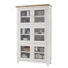 Maison Belfort Armoire vitrine Balignton - Blanc