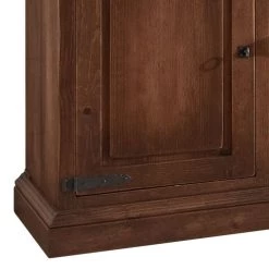 Ridgevalley Armoire vitrine Vicuna II - Pin massif - Marron - Sans éclairage -Meubles de salle à manger Soldes Magasin vitrinenschrank vicuna ii pinie massiv braun 453974