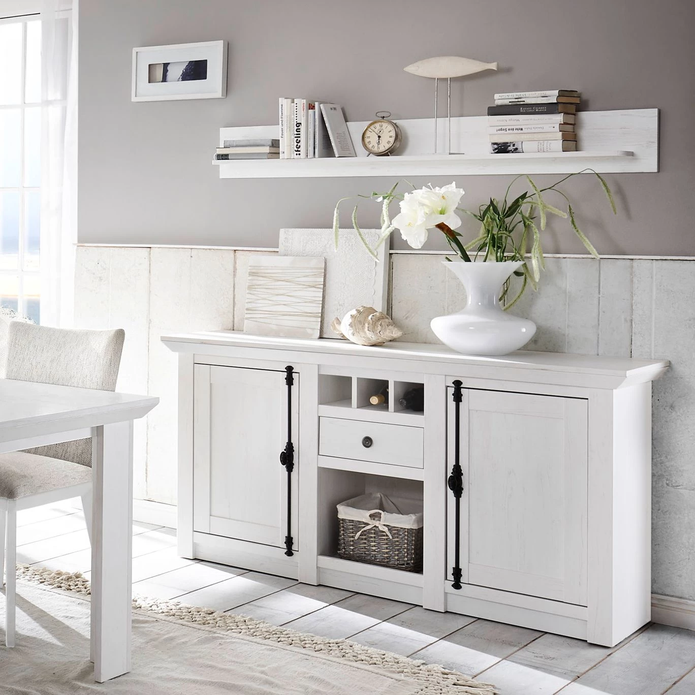 Maison Belfort Étagère Geestland - Imitation pin blanc 3 Maison Belfort Étagère Geestland - Imitation pin blanc – Image 3