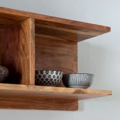 Wolf-Möbel Étagère murale - Acacia massif -Meubles de salle à manger Soldes Magasin wandboard vision akazie massiv 4023308