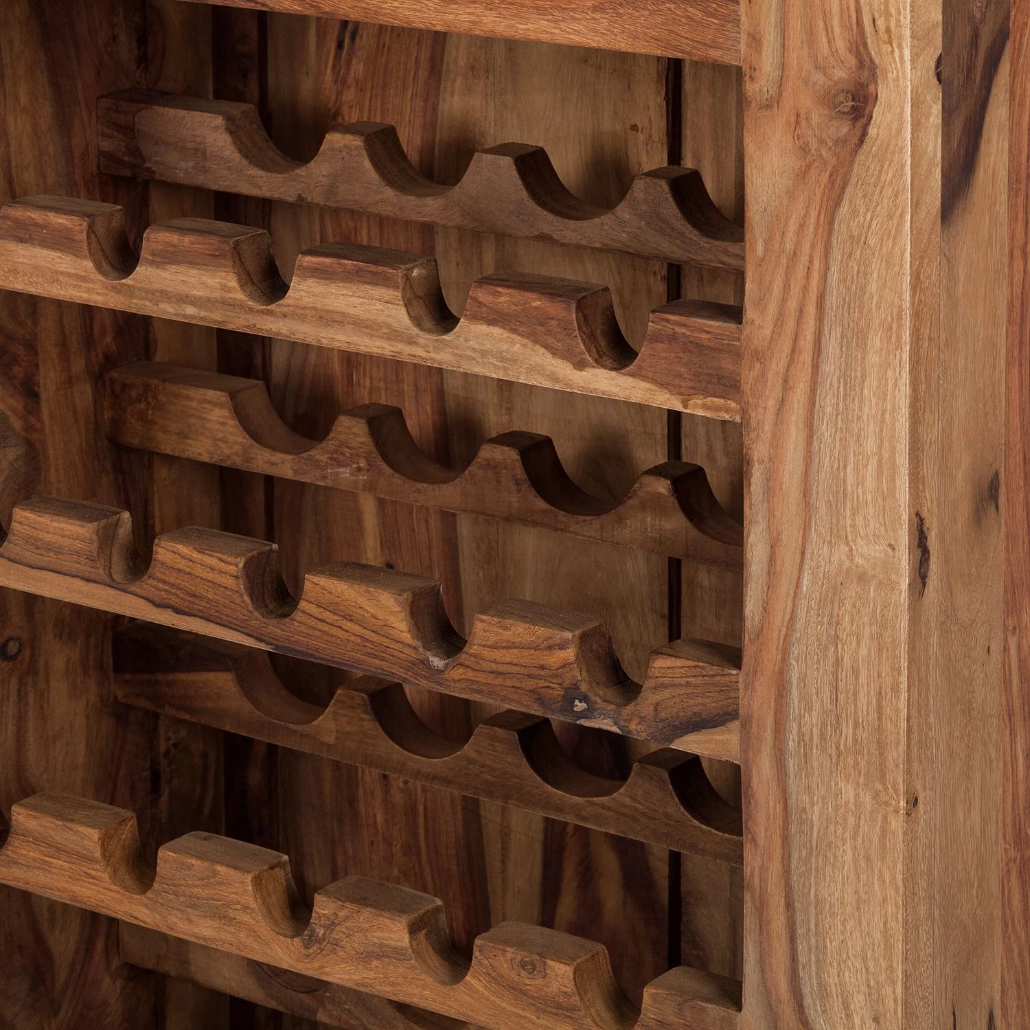Wolf-Möbel Étagère à vin Yoga I - Sheesham massif 10 Wolf-Möbel Étagère à vin Yoga I - Sheesham massif – Image 10