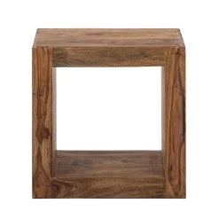 Wolf-Möbel Cube Yoga - Sheesham massif -Meubles de salle à manger Soldes Magasin wuerfel yoga sheesham massiv natur 447891