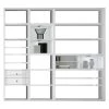 Loftscape Etagère XL Emporior l.A - Blanc brillant / Blanc - Avec éclairage