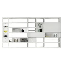 Loftscape Mur d'étagères XXL Emporior I.B - Avec éclairage