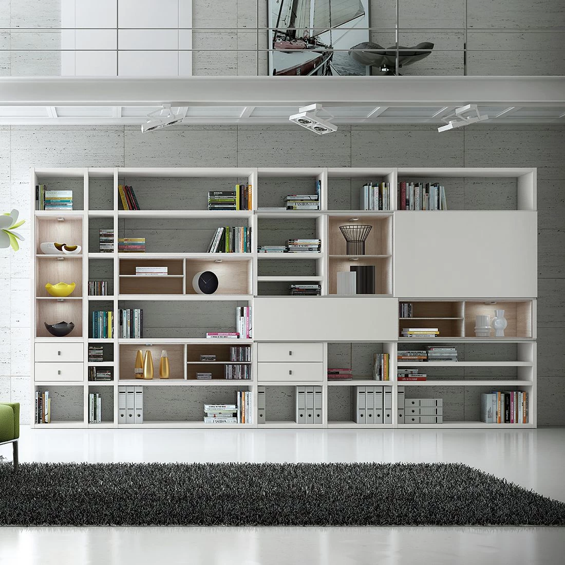 Loftscape Etagère XXL Emporior I.B - Avec éclairage 2 Loftscape Etagère XXL Emporior I.B - Avec éclairage – Image 2