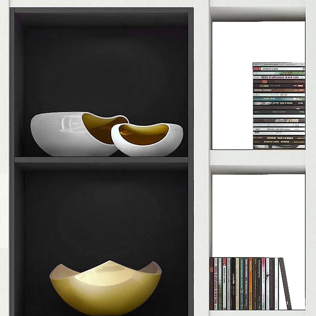 Loftscape Etagère XXL Emporior IV.A - Blanc / Noir - Sans éclairage 3 Loftscape Etagère XXL Emporior IV.A - Blanc / Noir - Sans éclairage – Image 3