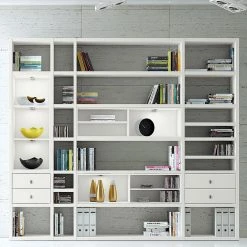 Loftscape Etagère XXL Emporior IV.A - Blanc crème - Avec éclairage 8 Loftscape Etagère XXL Emporior IV.A - Blanc crème - Avec éclairage -Meubles de salle à manger Soldes Magasin xxl regalwand emporior iv a weiss 289485